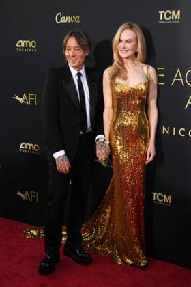 HOLLYWOOD, CA - APRIL 27: Keith Urban and Nicole Kidman at the 49th AFI Life Achievement Award Tribute to Nicole Kidman at The Dolby Theater inHollywood,California on April 27, 2024. Copyright: xJeffreyxMayerx