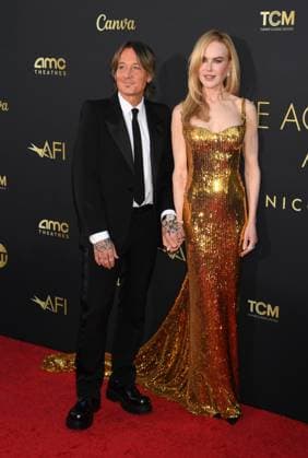 HOLLYWOOD, CA - APRIL 27: Keith Urban and Nicole Kidman at the 49th AFI Life Achievement Award Tribute to Nicole Kidman at The Dolby Theater inHollywood,California on April 27, 2024. Copyright: xJeffreyxMayerx