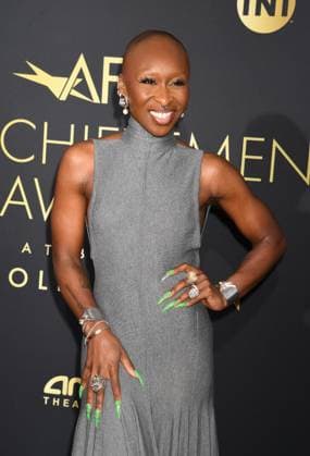 HOLLYWOOD, CA - APRIL 27: Cynthia Erivo at the 49th AFI Life Achievement Award Tribute to Nicole Kidman at The Dolby Theater inHollywood,California on April 27, 2024. Copyright: xJeffreyxMayerx