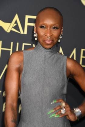 HOLLYWOOD, CA - APRIL 27: Cynthia Erivo at the 49th AFI Life Achievement Award Tribute to Nicole Kidman at The Dolby Theater inHollywood,California on April 27, 2024. Copyright: xJeffreyxMayerx