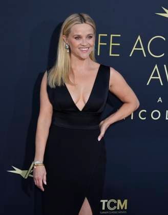 Reese Witherspoon attends the 49th AFI Lifetime Achievement Award tribute gala honoring Nicole Kidman at the Dolby Theatre in the Hollywood section of Los Angeles on Saturday, April 27, 2024.  LAP2024042771 JIMxRUYMEN