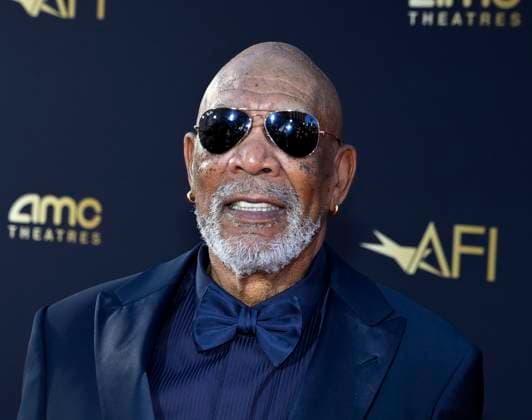 Morgan Freeman attends the 49th AFI Lifetime Achievement Award tribute gala honoring Nicole Kidman at the Dolby Theatre in the Hollywood section of Los Angeles on Saturday, April 27, 2024.  LAP2024042785 JIMxRUYMEN