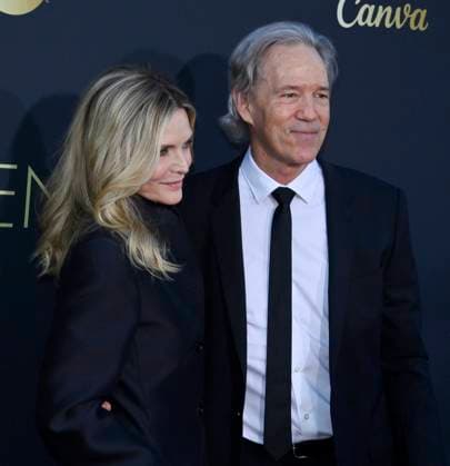 Michelle Pfeiffer and David E. Kelley attend the 49th AFI Lifetime Achievement Award tribute gala honoring Nicole Kidman at the Dolby Theatre in the Hollywood section of Los Angeles on Saturday, April 27, 2024.  LAP2024042746 JIMxRUYMEN