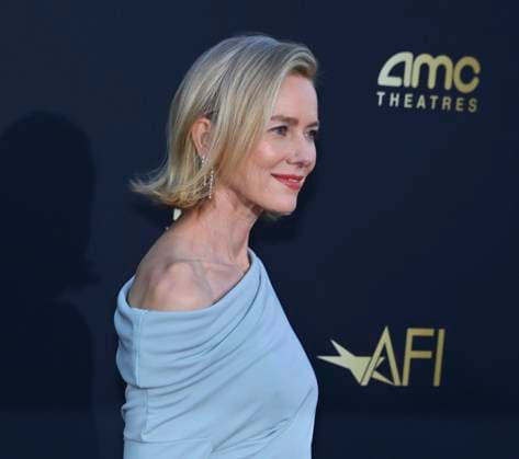 Naomi Watts attends the 49th AFI Lifetime Achievement Award tribute gala honoring Nicole Kidman at the Dolby Theatre in the Hollywood section of Los Angeles on Saturday, April 27, 2024.  LAP2024042754 JIMxRUYMEN