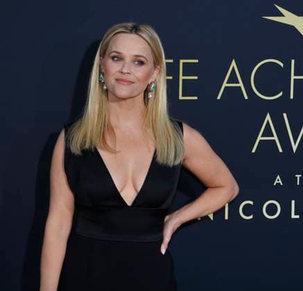 Reese Witherspoon attends the 49th AFI Lifetime Achievement Award tribute gala honoring Nicole Kidman at the Dolby Theatre in the Hollywood section of Los Angeles on Saturday, April 27, 2024.  LAP2024042768 JIMxRUYMEN