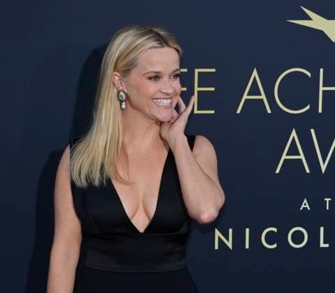 Reese Witherspoon attends the 49th AFI Lifetime Achievement Award tribute gala honoring Nicole Kidman at the Dolby Theatre in the Hollywood section of Los Angeles on Saturday, April 27, 2024.  LAP2024042770 JIMxRUYMEN