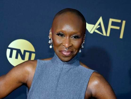 British actress Cynthia Erivo attends the 49th AFI Lifetime Achievement Award tribute gala honoring Nicole Kidman at the Dolby Theatre in the Hollywood section of Los Angeles on Saturday, April 27, 2024.  LAP2024042783 JIMxRUYMEN