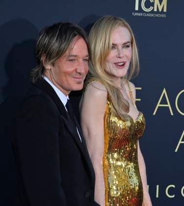 Nicole Kidman and Keith Urban attend the 49th AFI Lifetime Achievement Award tribute gala honoring Kidman at the Dolby Theatre in the Hollywood section of Los Angeles on Saturday, April 27, 2024.  LAP2024042715 JIMxRUYMEN
