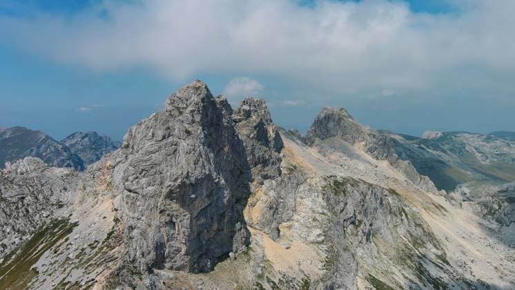 Aerial of mountains in park Durmitor, Montenegro Aerial view on mountains in the park Durmitor, Montenegro Copyright: xZoonar.com MikhailxKokhanchikovx 21481782