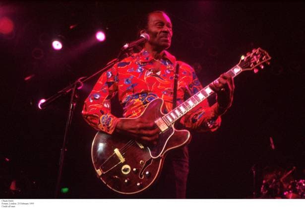 Chuck Berry Forum, London. 25 February 1995 Credit all uses Chuck Berry Forum, London. 25 February 1995 Credit all uses,  Copyright: x xJohnxChevesx xAvalonx 0536709060