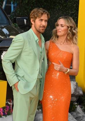 Entertainment Themen der Woche KW18 Entertainment Bilder des Tages HOLLYWOOD, CA - APRIL 30: Ryan Gosling and Emily Blunt at the Los Angeles premiere of Universal Pictures The Fall Guy at Dolby Theatre on April 30, 2024 in Hollywood, California Copyright: xJeffreyxMayerx