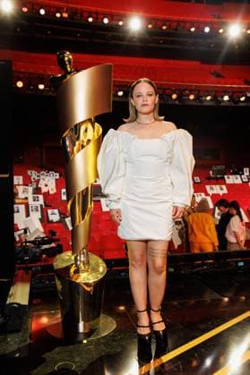 Photo call German Film Award presenters Jasna Fritzi Bauer at the photo call of the presenters of the German Film Award 2024 at the Theater am Potsdamer Platz on 01 05 2024 in Berlin Copyright: xEventpressxKochanx
