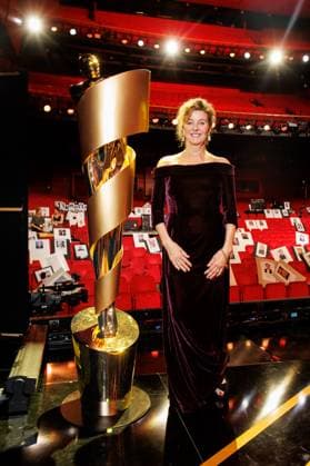 Photo call German Film Award presenters Margarita Broich at the photo call of the presenters of the German Film Award 2024 at the Theater am Potsdamer Platz on 01 05 2024 in Berlin Copyright: xEventpressxKochanx