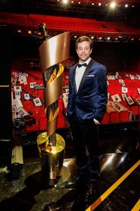Photo call German Film Award presenters Tobias Krell Checker Tobi at the photo call of the presenters of the German Film Award 2024 at the Theater am Potsdamer Platz on 01 05 2024 in Berlin Copyright: xEventpressxKochanx
