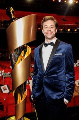 Photo call German Film Award presenters Tobias Krell Checker Tobi at the photo call of the presenters of the German Film Award 2024 at the Theater am Potsdamer Platz on 01 05 2024 in Berlin Copyright: xEventpressxKochanx
