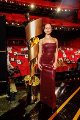 Photo call German Film Award presenters Gizem Emre at the photo call of the presenters of the German Film Award 2024 at the Theater am Potsdamer Platz on 01 05 2024 in Berlin Copyright: xEventpressxKochanx
