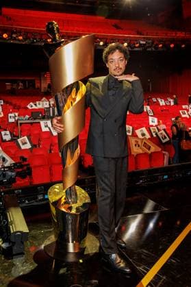 Photo call German Film Award presenters Aurel Mertz at the photo call of the presenters of the German Film Award 2024 at the Theater am Potsdamer Platz on 01 05 2024 in Berlin Copyright: xEventpressxKochanx