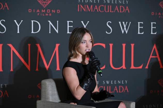 May 2, 2024, Mexico City, Ciudad de Mexico, Mexico: Actress Sydney Sweeney attends the Immaculate press conference at Mexico City Four Season Hotel. on May 2, 2024 in Mexico City, Mexico. Mexico City Mexico - ZUMAe321 20240502_zea_e321_077 Copyright: xCarlosxTischler xEyepixxGroupx
