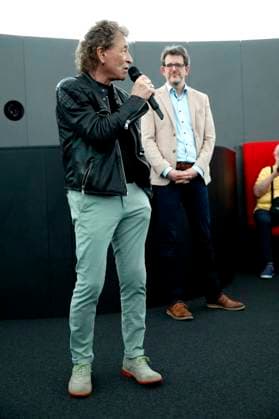 Peter Maffay and Dirk Schlesinger at the press conference for the premiere of the fulldome experience of the music show Tabaluga und die Zeichen der Zeit at the Halle Saale Planetarium , 02 05 2024 Foto:xR.xStoffelsx xFuturexImagex tabaluga_4524