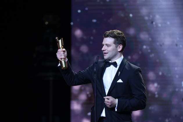 German Film Award 2024 BEST MALE HEADLINE Simon Morze at the Lola German Film Award 2024 ceremony at the Theater am Potsdamer Platz in Berlin 03 05 2024 Copyright: xEventpressx