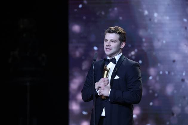 German Film Award 2024 BEST MALE HEADLINE Simon Morze at the Lola German Film Award 2024 ceremony at the Theater am Potsdamer Platz in Berlin 03 05 2024 Copyright: xEventpressx