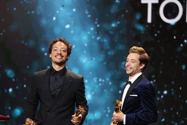 German Film Award 2024 Aurel Mertz, Tobias Krell Checker Tobi at the Lola German Film Award 2024 ceremony at the Theater am Potsdamer Platz in Berlin 03 05 2024 Copyright: xEventpressx