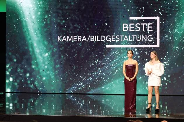 German Film Award 2024 Gizem Emre and Jasna Fritzi Bauer at the Lola German Film Award 2024 ceremony at the Theater am Potsdamer Platz in Berlin 03 05 2024 Copyright: xEventpressx