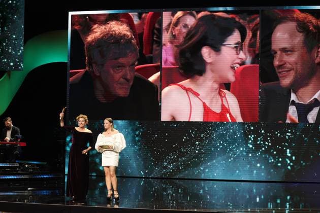 German Film Award 2024 Margarita Broich and Jasna Fritzi Bauer at the Lola German Film Award 2024 ceremony at the Theater am Potsdamer Platz in Berlin 03 05 2024 Copyright: xEventpressx