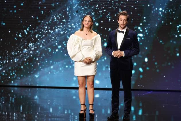 German Film Award 2024 Tobias Krell Checker Tobi and Jasna Fritzi Bauer at the Lola German Film Award 2024 ceremony at the Theater am Potsdamer Platz in Berlin 03 05 2024 Copyright: xEventpressx