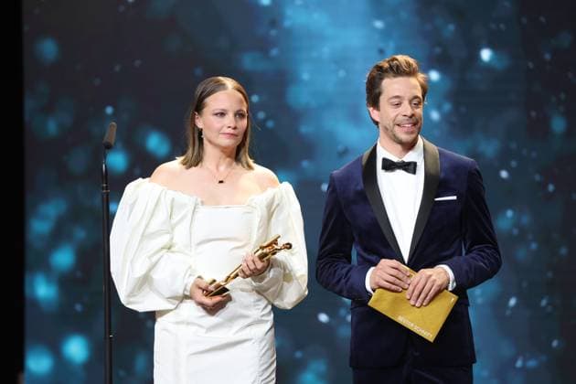 German Film Award 2024 Tobias Krell Checker Tobi and Jasna Fritzi Bauer at the Lola German Film Award 2024 ceremony at the Theater am Potsdamer Platz in Berlin 03 05 2024 Copyright: xEventpressx