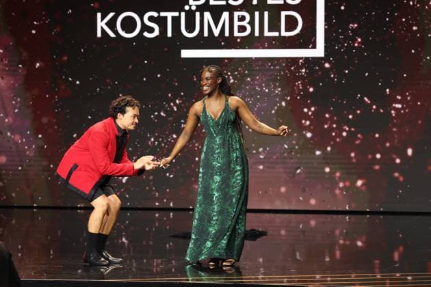 German Film Award 2024 Ivy Quainoo Aurel Mertz at the Lola German Film Award 2024 ceremony at the Theater am Potsdamer Platz in Berlin 03 05 2024 Copyright: xEventpressx