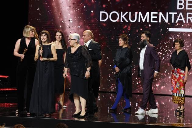 German Film Award 2024 BEST DOCUMENTARY FILM SEVEN WINTERS IN TEHERAN at the Lola German Film Award 2024 ceremony at the Theater am Potsdamer Platz in Berlin 03 05 2024 Copyright: xEventpressx