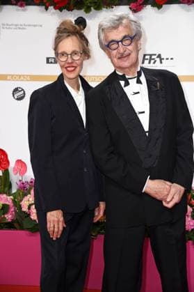 Wim Wenders with his wife Donata Wenders DEUTSCHER FILMPREIS 2024 at the Theater am Potsdamer Platz on 03 05 2024 Red Carpet