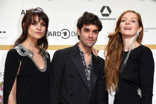 Luise Befort with brother Maximilian Max Befort, Pheline Roggan DEUTSCHER FILMPREIS 2024 at the Theater am Potsdamer Platz on 03 05 2024 Red Carpet