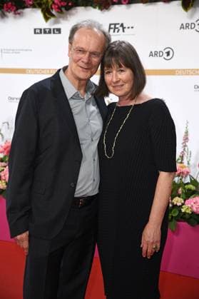 Edgar Selge with wife Franziska Walser DEUTSCHER FILMPREIS 2024 at the Theater am Potsdamer Platz on 03 05 2024 Red Carpet