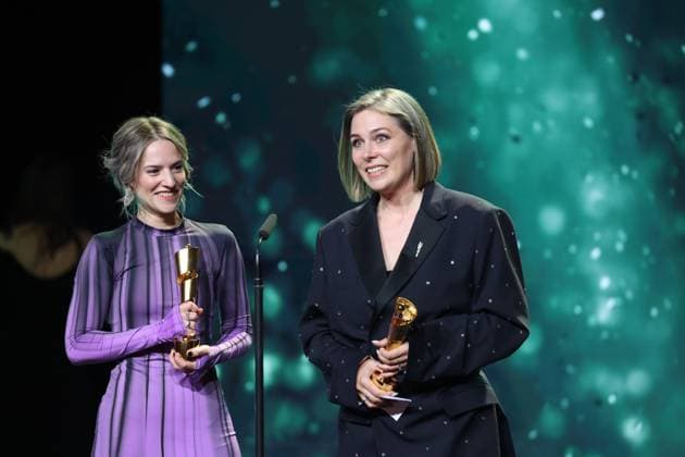 German Film Award 2024 BEST SCENARIO Cosima Vellenzer, Anika Klatt Â- THE THEORY OF EVERYTHING at the Lola German Film Award 2024 ceremony at the Theater am Potsdamer Platz in Berlin 03 05 2024 Copyright: xEventpressx