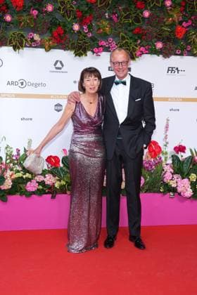 Charlotte Merz and Friedrich Merz arriving at the German Film Awards ceremony on 3 05 2024 in Berlin German Film Awards 2024 in Berlin