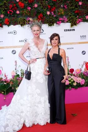 Franziska Knuppe and Natalia Avelon arriving at the German Film Award ceremony on 3 05 2024 in Berlin German Film Award 2024 in Berlin