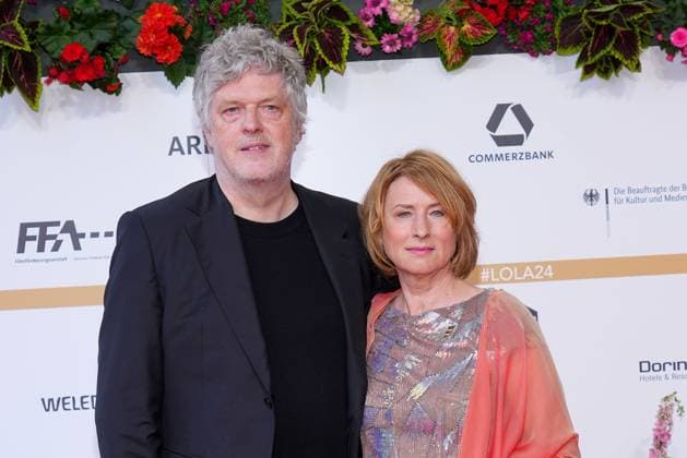 Matthias Glasner and Corinna Harfouch arriving at the German Film Award ceremony on 3 05 2024 in Berlin German Film Award 2024 in Berlin