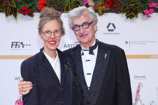 Donata and Wim Wenders arriving at the German Film Award ceremony on 3 05 2024 in Berlin German Film Award 2024 in Berlin