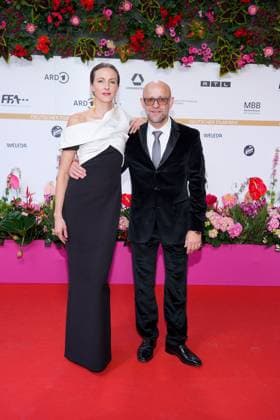 Natalia Belitski and Juergen Vogel arriving at the German Film Award ceremony on 3 05 2024 in Berlin German Film Award 2024 in Berlin