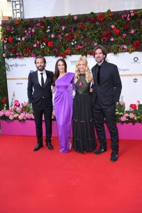 Quirin Berg, Kara Hecker, Tina Kaiser and Max Wiedemann arriving at the German Film Award ceremony on 3 05 2024 in Berlin German Film Award 2024 in Berlin