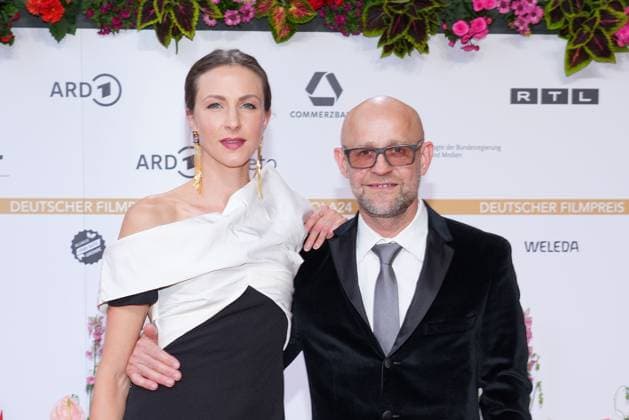 Natalia Belitski and Juergen Vogel arriving at the German Film Award ceremony on 3 05 2024 in Berlin German Film Award 2024 in Berlin