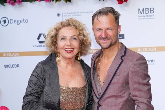 Michaela May and Philipp Hochmair arriving at the German Film Award ceremony on 3 05 2024 in Berlin German Film Award 2024 in Berlin