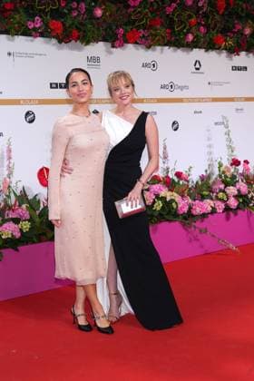 Gizem Emre and Jella Haase arriving at the German Film Award ceremony on 3 05 2024 in Berlin German Film Award 2024 in Berlin