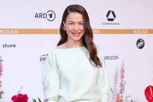 Hannah Herzsprung arriving at the German Film Award ceremony on 3 05 2024 in Berlin German Film Award 2024 in Berlin