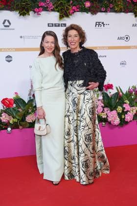 Hannah Herzsprung and Adele Neuhauser arriving at the German Film Award ceremony on 3 05 2024 in Berlin German Film Award 2024 in Berlin
