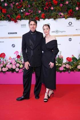 Ilker Catak and Leonie Benensch arriving at the German Film Award ceremony on 3 05 2024 in Berlin German Film Award 2024 in Berlin