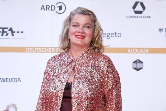 Birge Schade arriving at the German Film Award ceremony on 3 05 2024 in Berlin German Film Award 2024 in Berlin