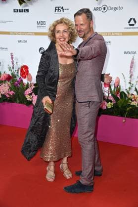 Michaela May, Philipp Hochmair DEUTSCHER FILMPREIS 2024 at the Theater am Potsdamer Platz on 03 05 2024 Red Carpet